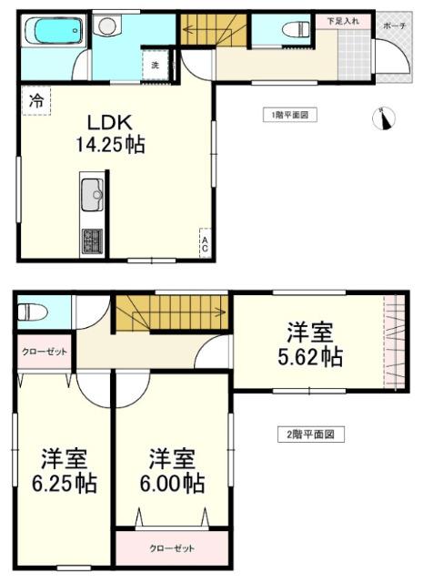 新築建売沼館Ｂ棟 間取り図画像