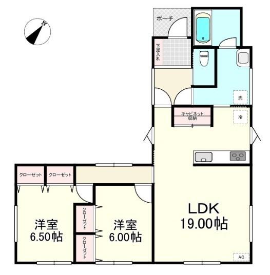 新築建売長苗代内舟渡　C棟 間取り図画像