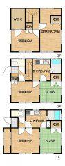 諏訪三丁目中古住宅 間取り図画像