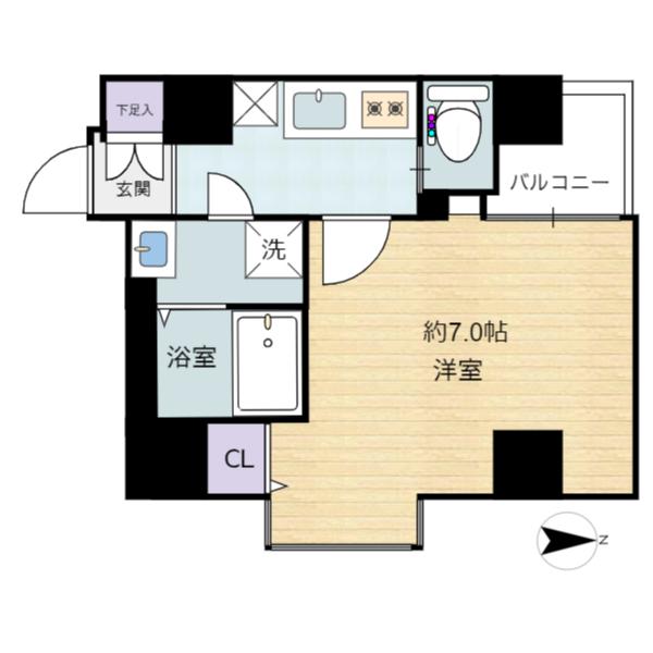 フォーチュン心斎橋イースト 間取り図画像