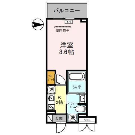 M'sマンション長栄寺（503） 間取り図画像