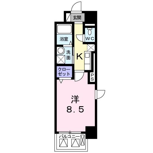 ｂｒｉｓａ　ｆｅｌｉｚ（201） 間取り図画像
