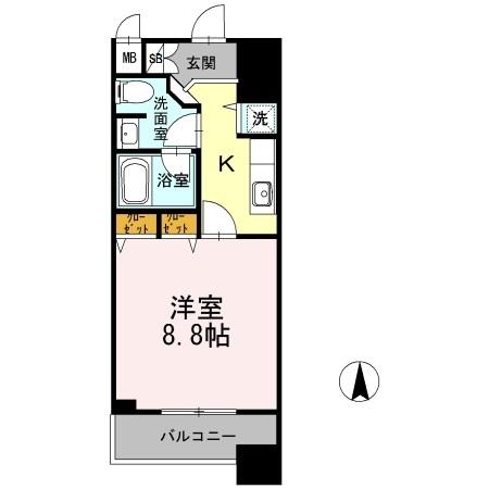カスタリア堺筋本町（0302） 間取り図画像
