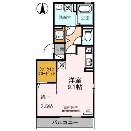 ボヌール　フルール（301） 間取り図画像