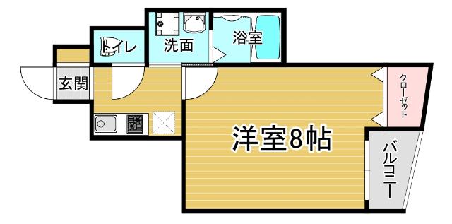 アバンス南市岡 間取り図画像