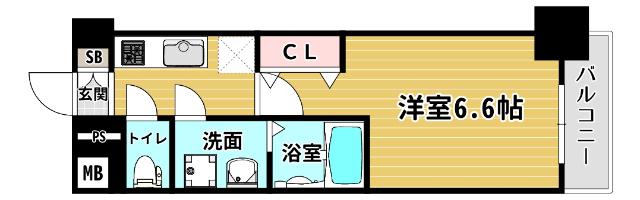 レジュールアッシュアーバンイール 間取り図画像