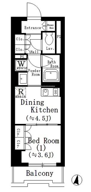 エル・セレーノ大阪天神橋（505） 間取り図画像