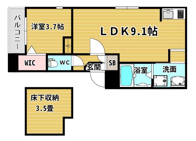 aky夕凪 間取り図画像