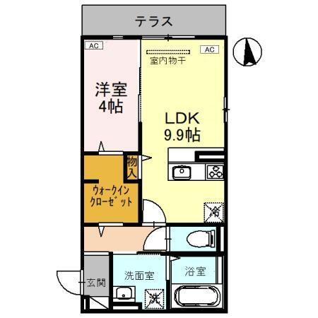 Vier Casa A（102） 間取り図画像