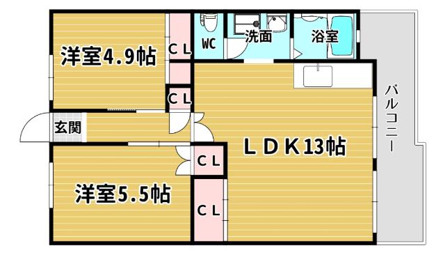  間取り図写真