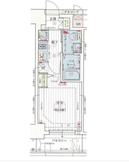 エステムコート難波ＷＥＳＴＳＩＤＥIIベイフレックス 間取り図画像