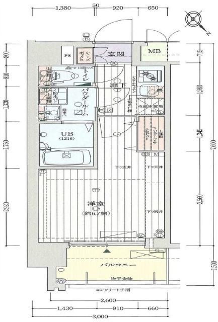  間取り図写真