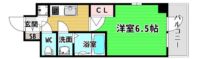 エスリード南堀江レジデンス 間取り図画像