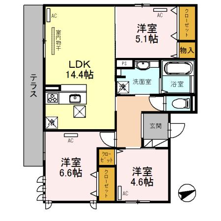  間取り図写真
