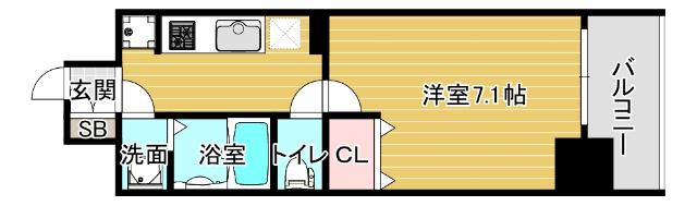 レオンヴァリエ大阪ベイシティ 間取り図画像