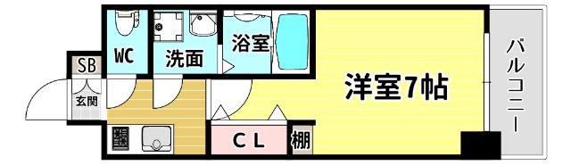 ファーストフィオーレ大阪城イースト 間取り図画像