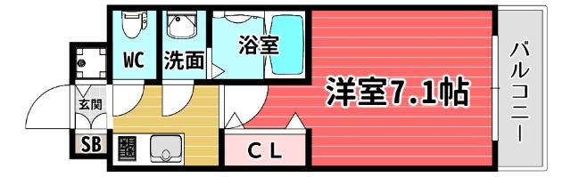 ファーストフィオーレ大阪城イースト 間取り図画像