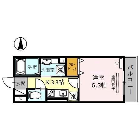 パークサイドメゾン新梅田（302） 間取り図画像