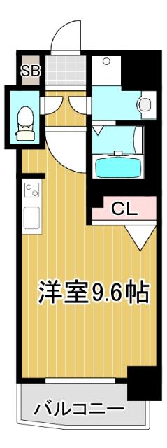 アクアプレイス南堀江 間取り図画像