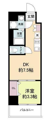 アーバンパーク弁天町 間取り図画像