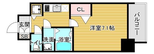 ファステート大阪ドームシティ 間取り図画像