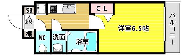 プレサンス朝潮橋ベイ・ブリーズ 間取り図画像