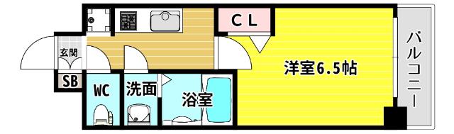 プレサンス朝潮橋ベイ・ブリーズ 間取り図画像