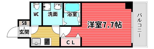 ベイサイドパークOSAKAサウスレジデンシス 間取り図画像