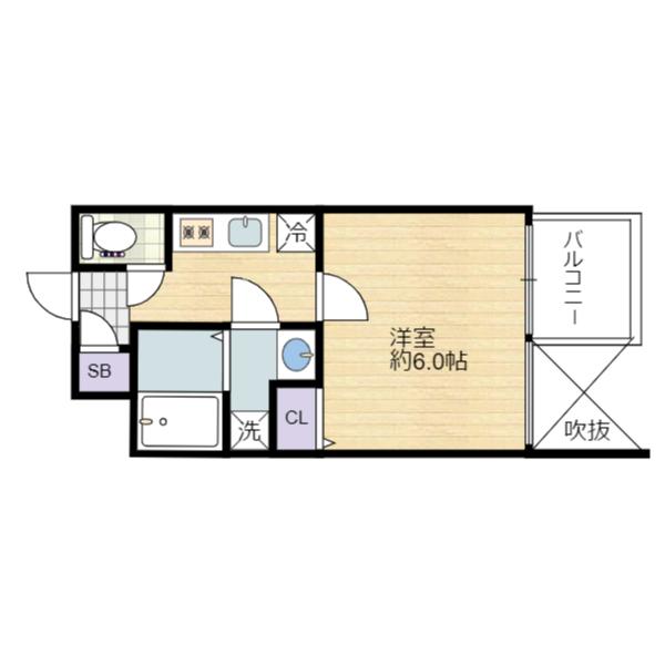 エスリード本町レジデンス（606） 間取り図画像
