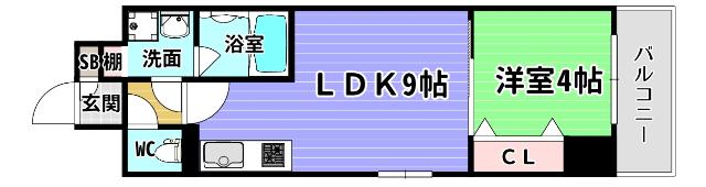 アリビオ大阪港 間取り図画像