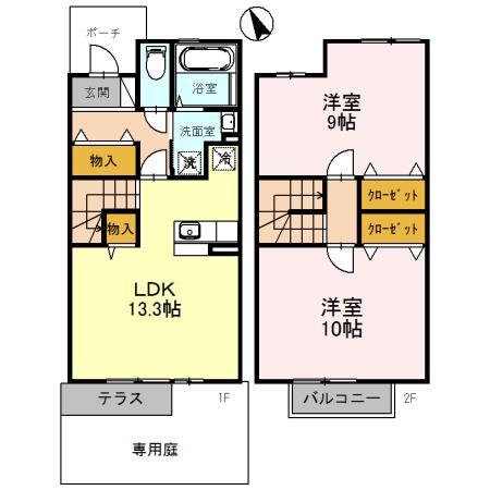  間取り図写真
