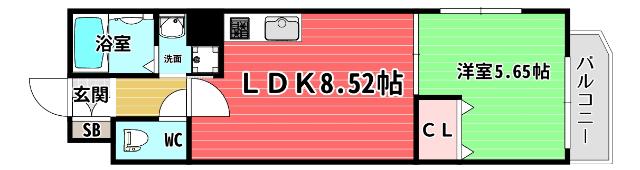 エクシード田中 間取り図画像