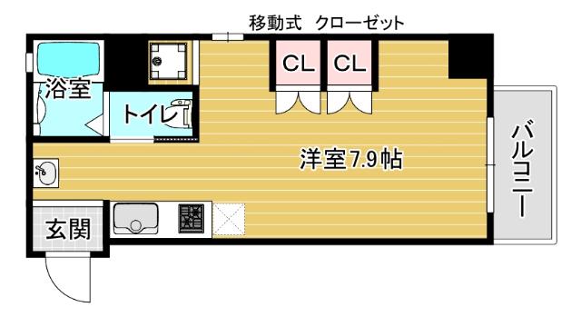 レオンコンフォート弁天町（404） 間取り図画像