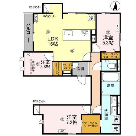  間取り図写真