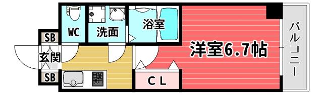 ファーストフィオーレ大阪城イースト 間取り図画像