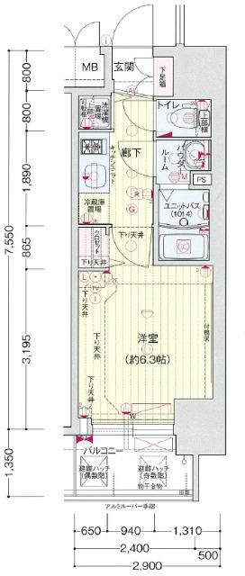  間取り図写真