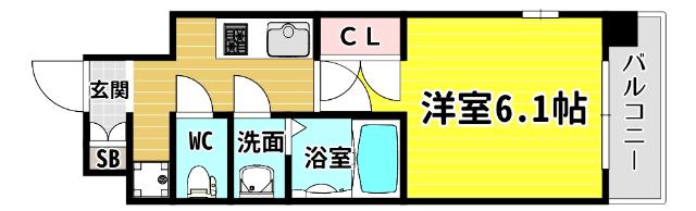 Luce Chiyozaki 間取り図画像