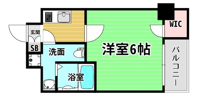 サムティ西長堀リバーフロント 間取り図画像