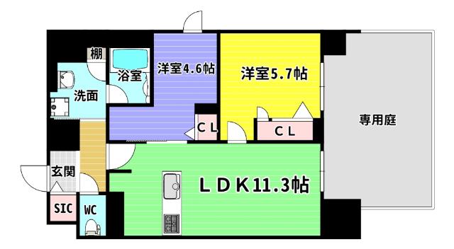  間取り図写真