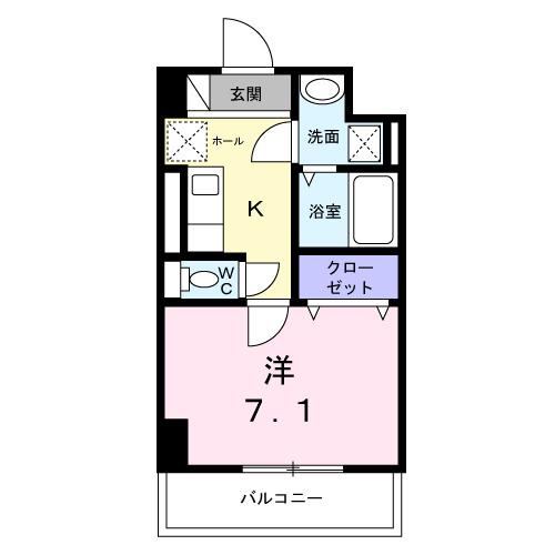 サニーレジデンス吉野Ⅱ（402） 間取り図画像