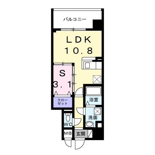 サニーレジデンス吉野Ⅱ（308） 間取り図画像