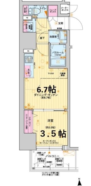 間取り図写真
