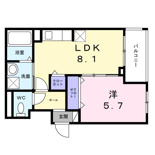 ヒカルサ大阪南恩加島（205） 間取り図画像