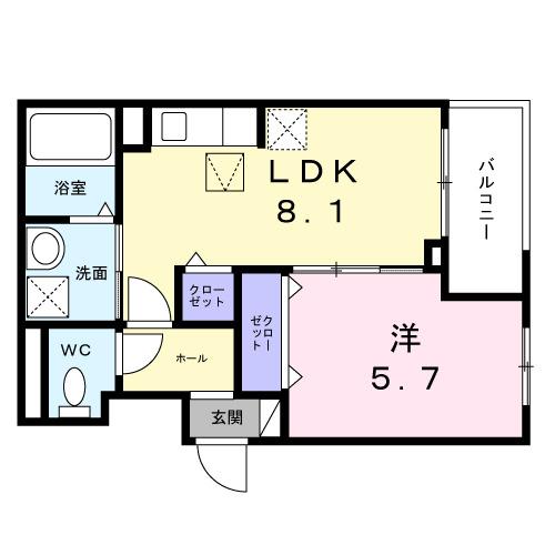 ヒカルサ大阪南恩加島（105） 間取り図画像