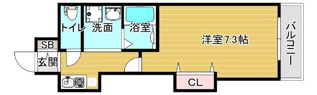 S-FORT弁天町 間取り図画像