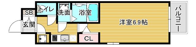 ファーストレジデンス大阪ベイサイド 間取り図画像