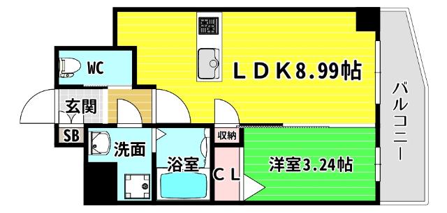 ArtizA西長堀 間取り図画像