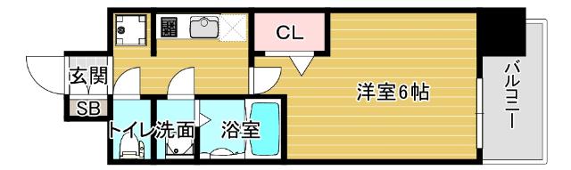 エステムコート中之島GATEⅡ 間取り図画像