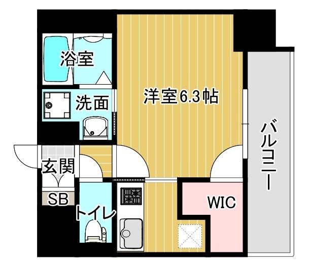 エスリード阿波座レジデンス 間取り図画像