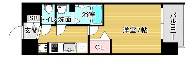 アドバンス大阪ベイココナ 間取り図画像